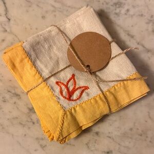 vintage napkin set